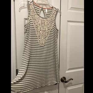 Striped swing dress